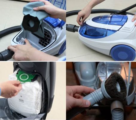 cách sử dụng máy hút bụi