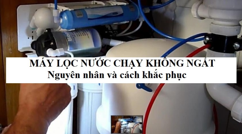 cách sửa máy lọc nước không ngắt