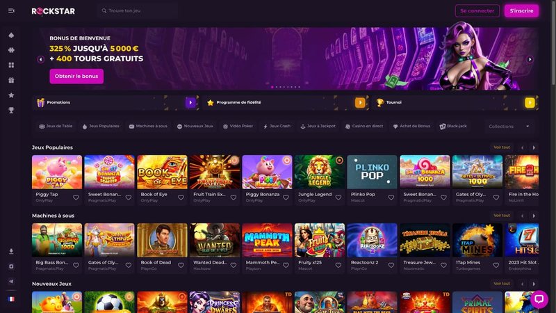 Explorez rockstar casino en ligne